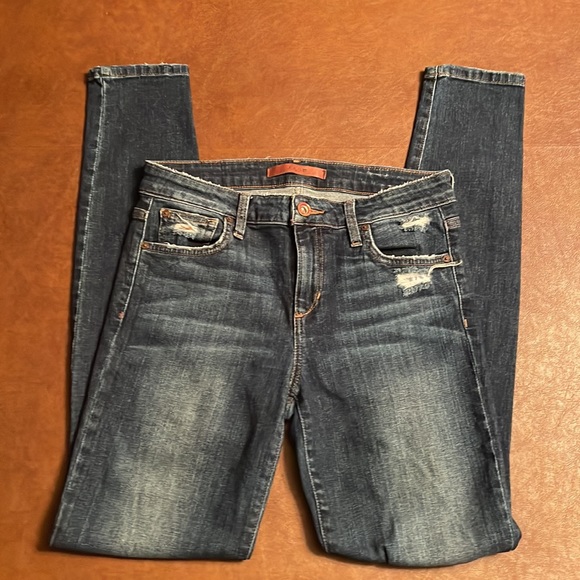 Joe's Jeans Addison Distressed Skinny Jeans Size 28 - Picture 5 of 12